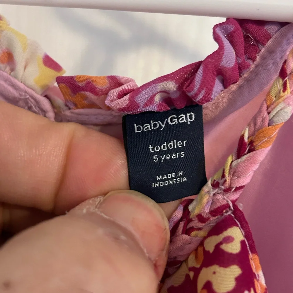 GAP | Pink Floral Kids Dress | Toddler 5yrs